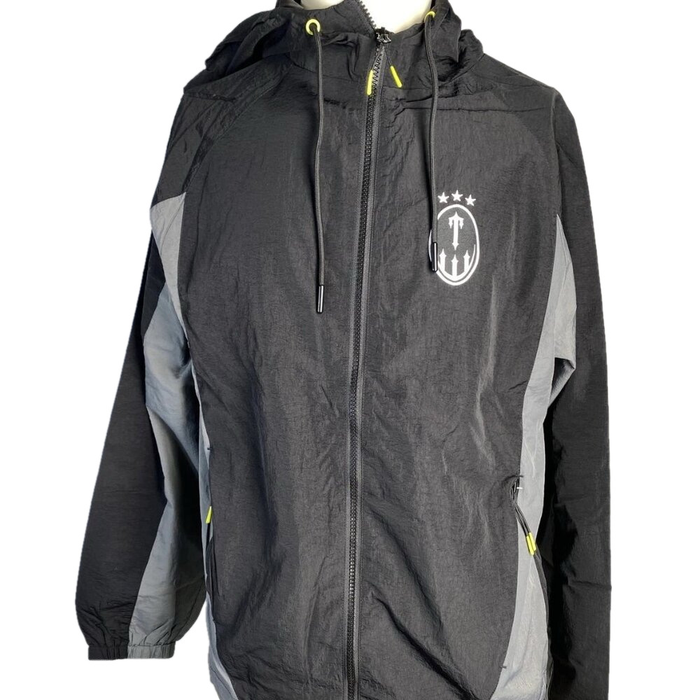 NEW TRAPSTAR Mens Tracksuit Black Size S IrongateHooded Jacket and Pants